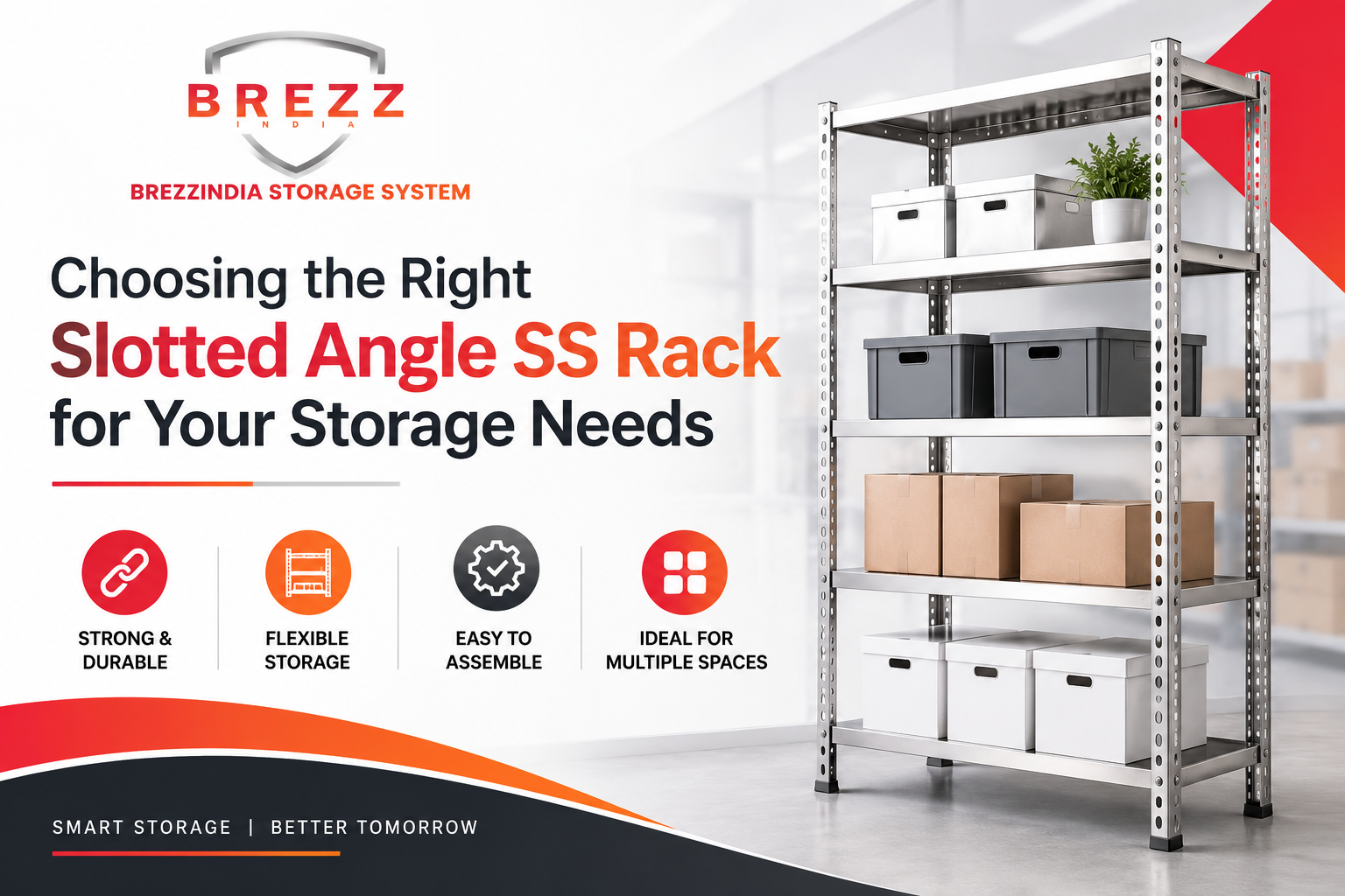 Choosing the Right Slotted Angle SS Rack for Your Storage Needs