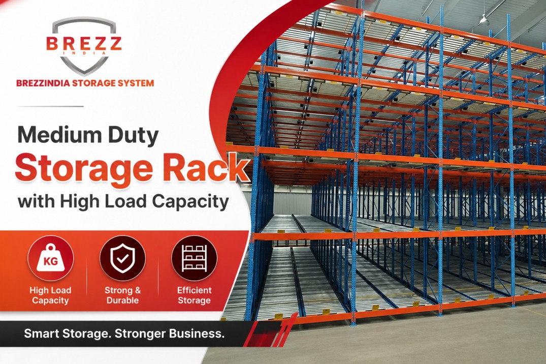 Medium Duty Storage Rack with High Load Capacity